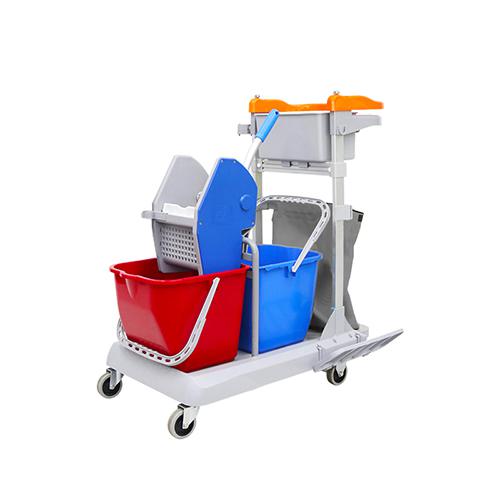 帶剎車靈動型排拖系統(tǒng)清潔車 配垃圾袋、15L水桶*2 JDB R30B