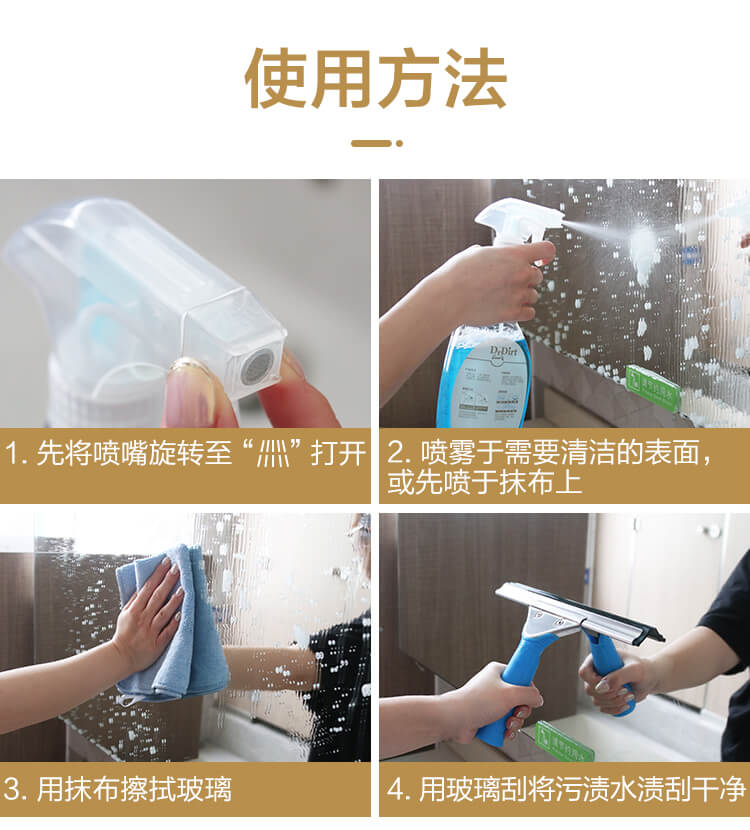 擦玻璃窗用什么清潔劑？Drdirt 即噴即用高效玻璃清潔劑
