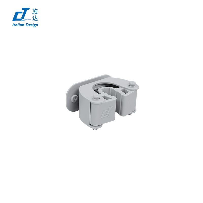 拖把夾扣連底座 配膠水+螺絲 1個裝 PH 0010