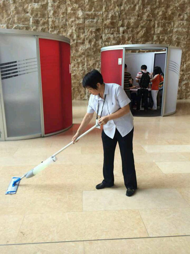 施達噴灑平拖系統(tǒng)被應(yīng)用在匯豐銀行廣州總部(廣州太沽匯)