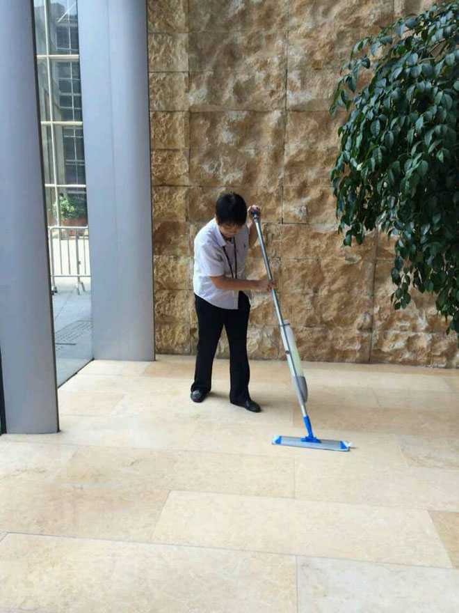 施達噴灑平拖系統(tǒng)被應(yīng)用在匯豐銀行廣州總部(廣州太沽匯)