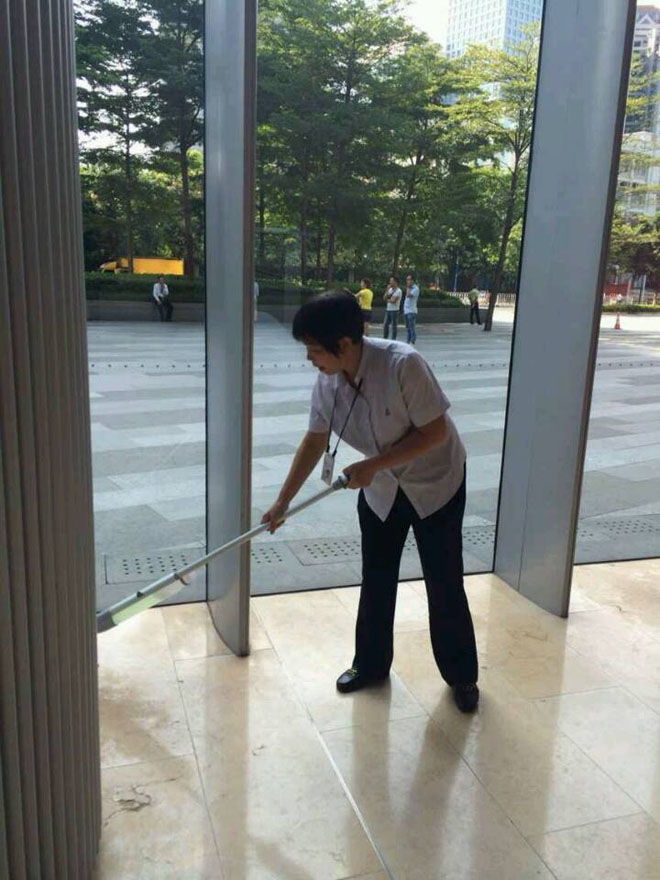 施達噴灑平拖系統(tǒng)被應(yīng)用在匯豐銀行廣州總部(廣州太沽匯)